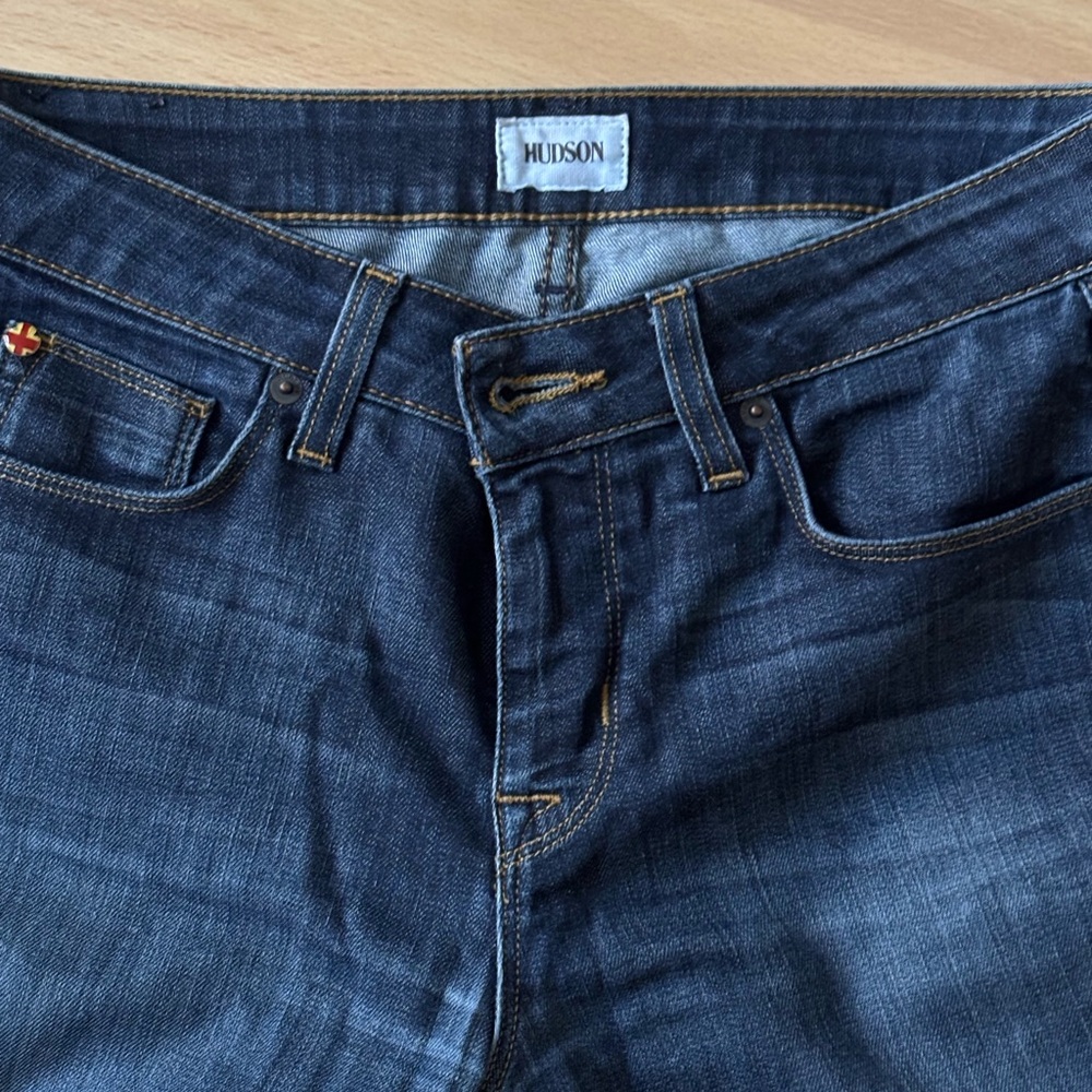 HUDSON Krista Super Skinny Jeans Womens Size 27 Dark Wash Blue Denim